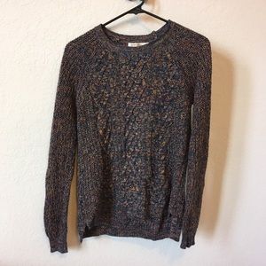 Multicolored, knitted sweater